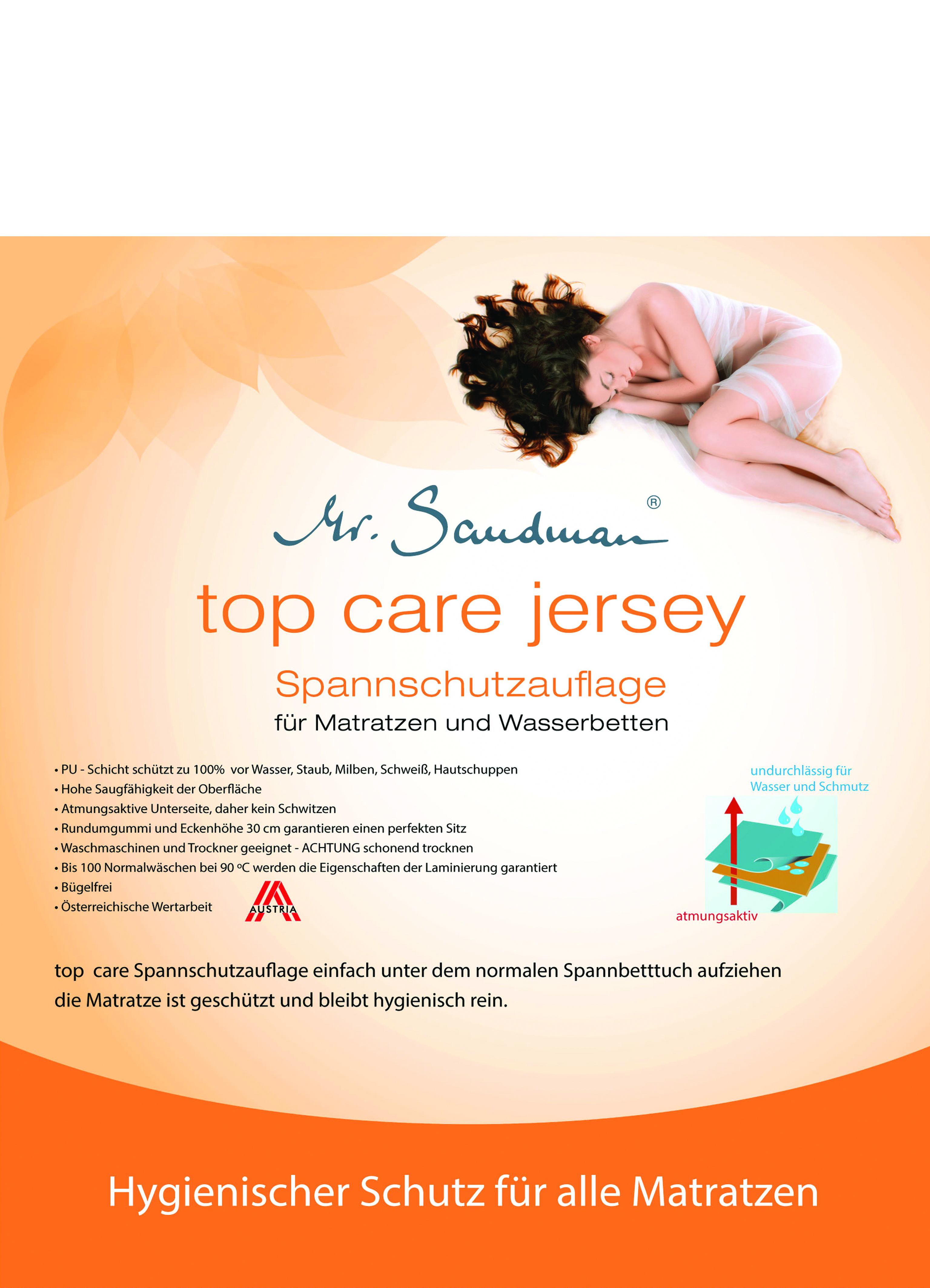Mr. Sandman Top Care Jersey Matratzenschutzbezug Mr. Sandman Top Care Jersey Matratzenschutzbezug